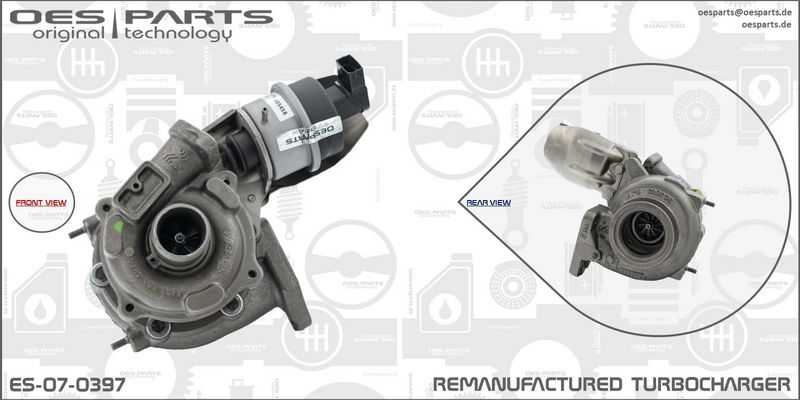 OES PARTS Kompresors, Turbopūte ES-07-0397